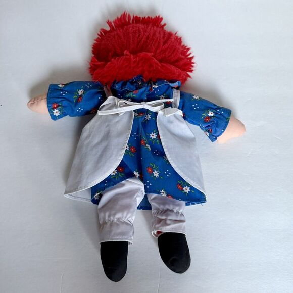 Set of 2 Playskool Vintage 80s Raggedy Ann Doll and Raggedy Andy Doll 12" *READ* - Picture 11 of 16